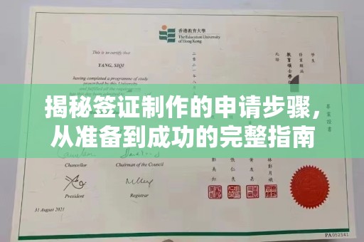 边坝揭秘签证制作的申请步骤，从准备到成功的完整指南