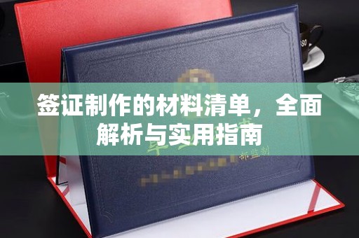 边坝签证制作的材料清单，全面解析与实用指南