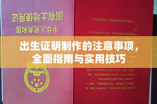 边坝出生证明制作的注意事项，全面指南与实用技巧